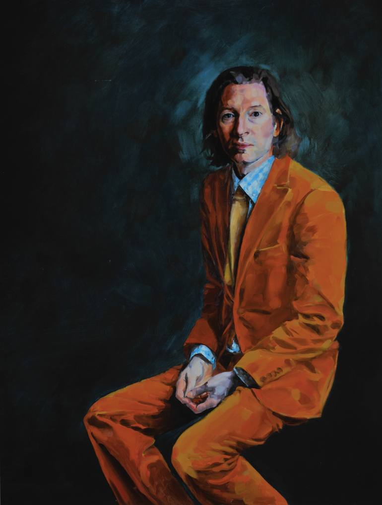 Original Figurative People Painting by Anna Sikorska