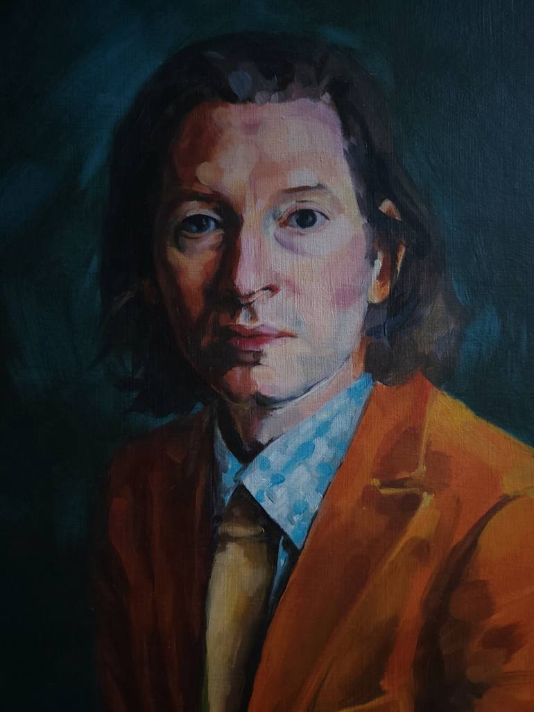 Original Figurative People Painting by Anna Sikorska