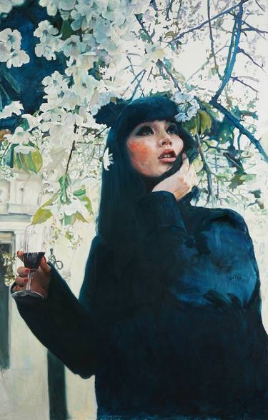 Original Realism Women Painting by Igor Galan