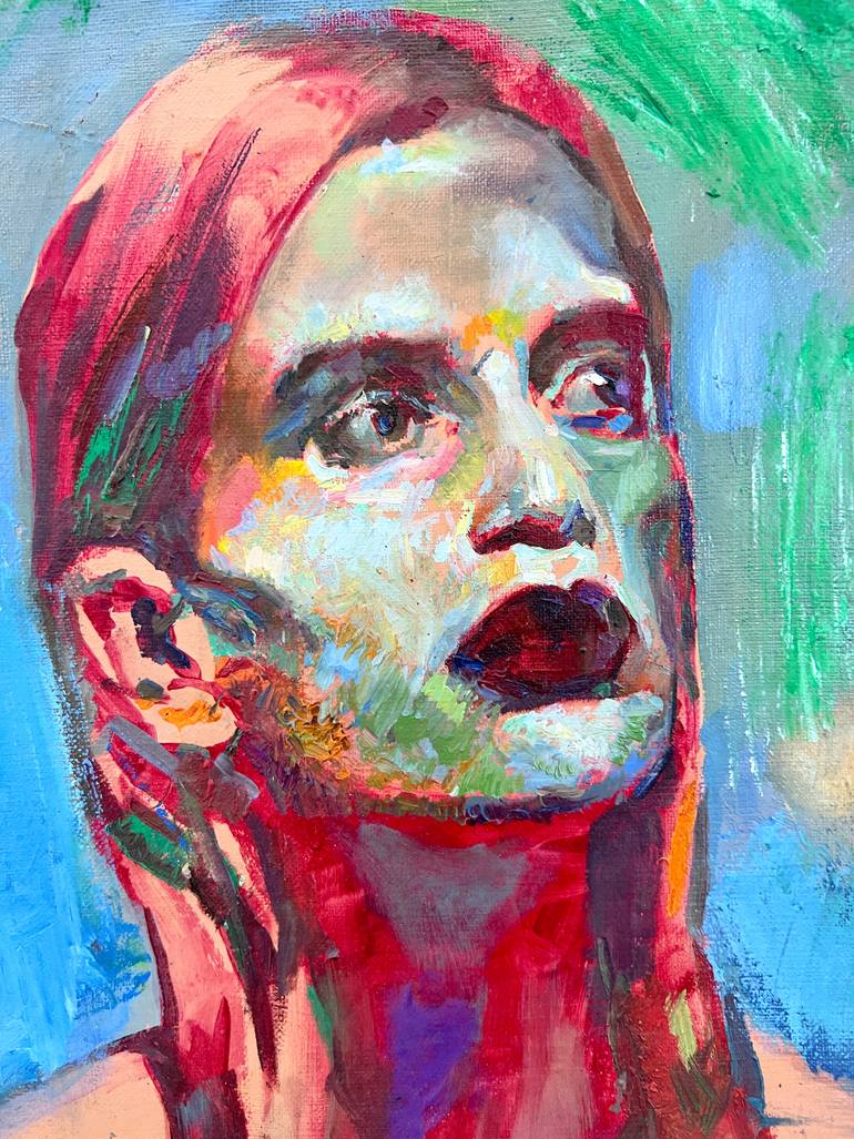 Original Expressionism People Painting by Igor Galan