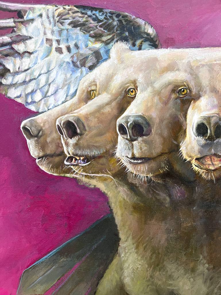 Original Surrealism Animal Painting by Igor Galan