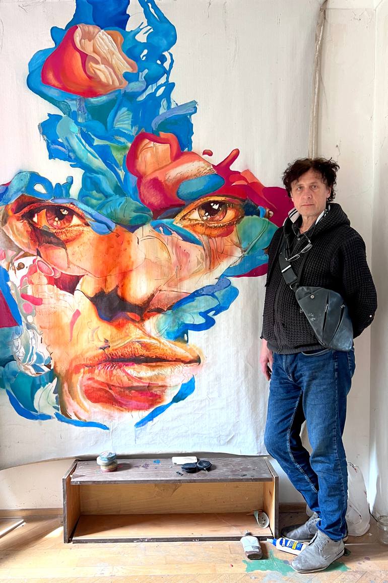 Original Portraiture Women Painting by Igor Galan