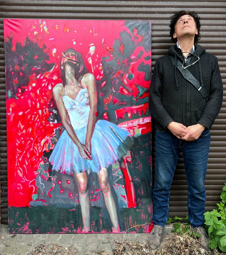 Original Expressionism Women Painting by Igor Galan