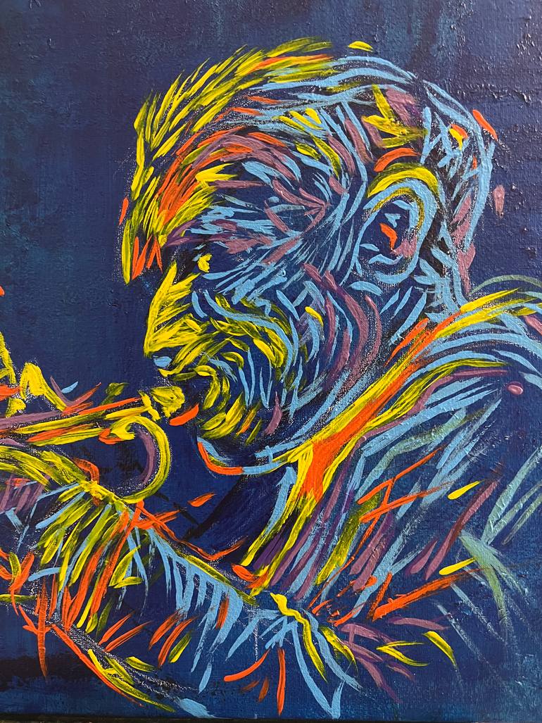 Original Abstract Painting by Nurikamal Bayzakova