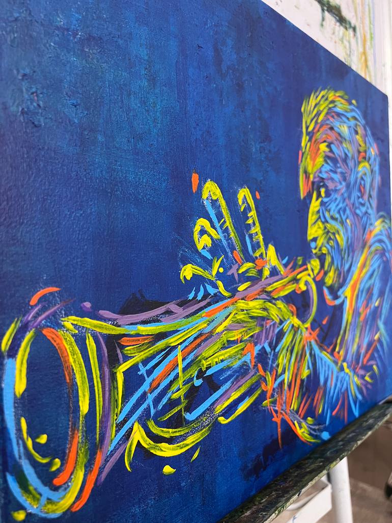 Original Abstract Painting by Nurikamal Bayzakova