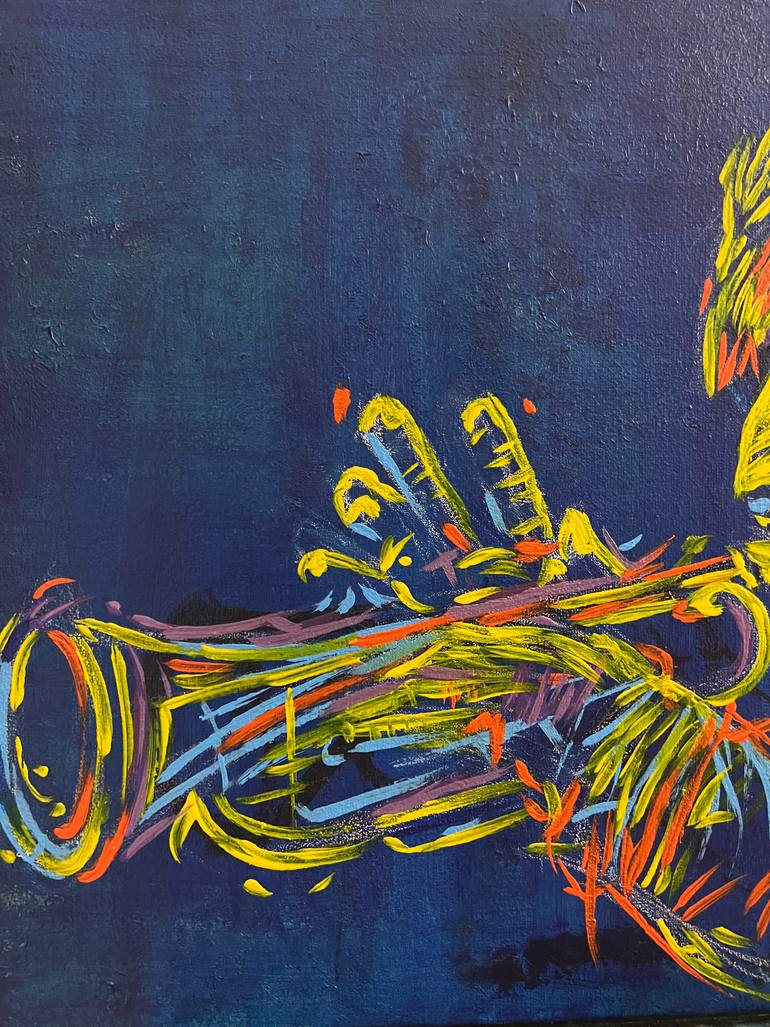 Original Abstract Painting by Nurikamal Bayzakova