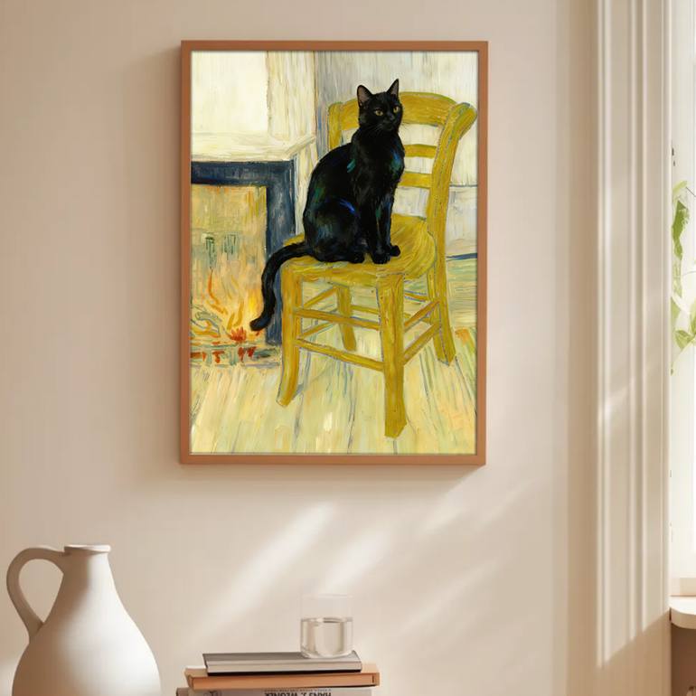 Original Abstract Animal Drawing by Neetesh Kumar