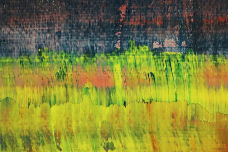 Original Abstract Expressionism Abstract Painting by Guido Lötscher