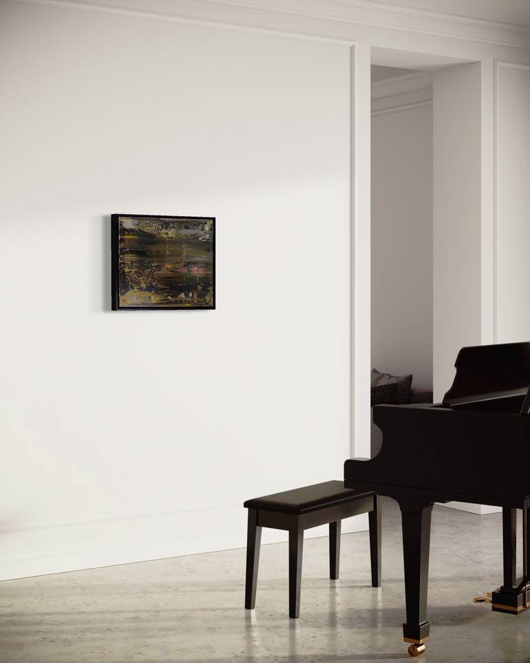 Original Abstract Expressionism Abstract Painting by Guido Lötscher