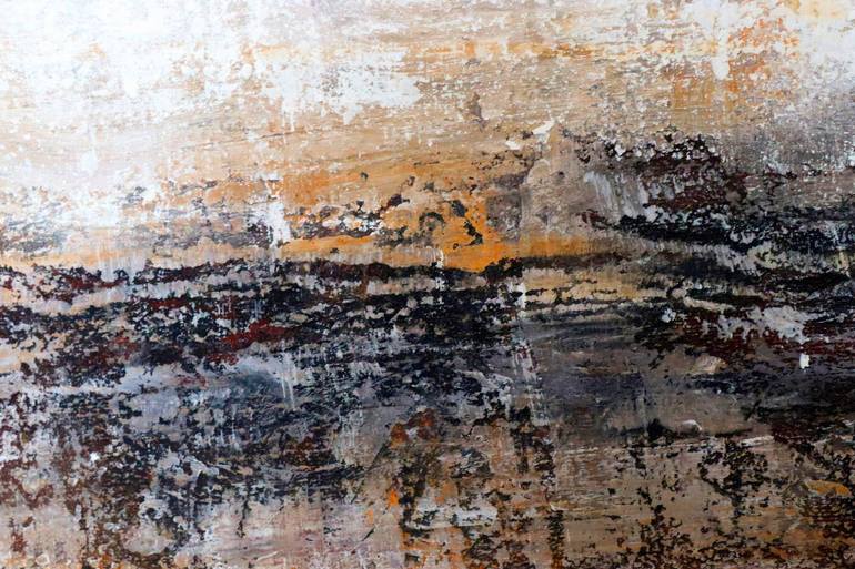 Original Abstract Expressionism Abstract Painting by Guido Lötscher