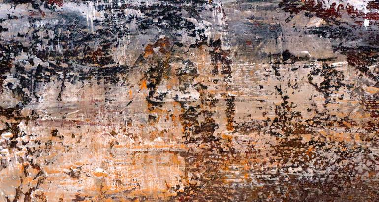 Original Abstract Expressionism Abstract Painting by Guido Lötscher