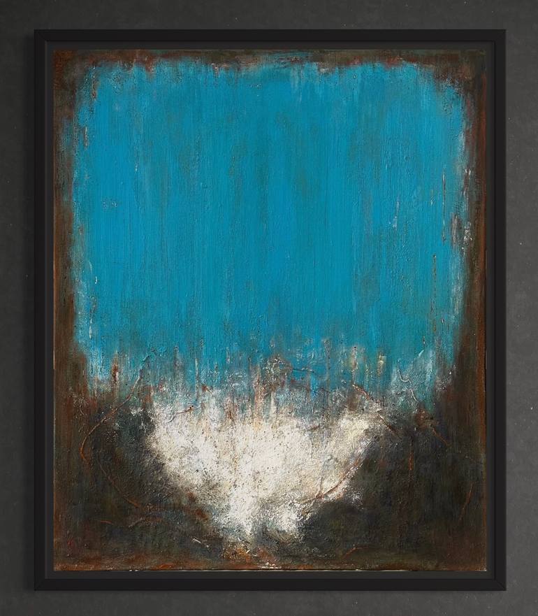 Original Abstract Expressionism Abstract Painting by Guido Lötscher