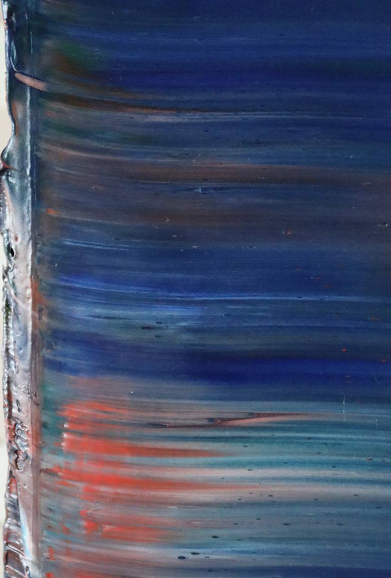 Original Abstract Expressionism Abstract Painting by Guido Lötscher