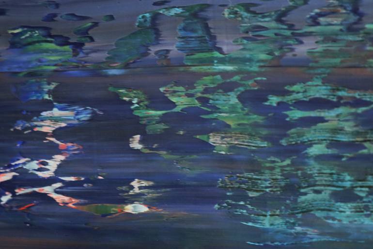 Original Abstract Expressionism Abstract Painting by Guido Lötscher