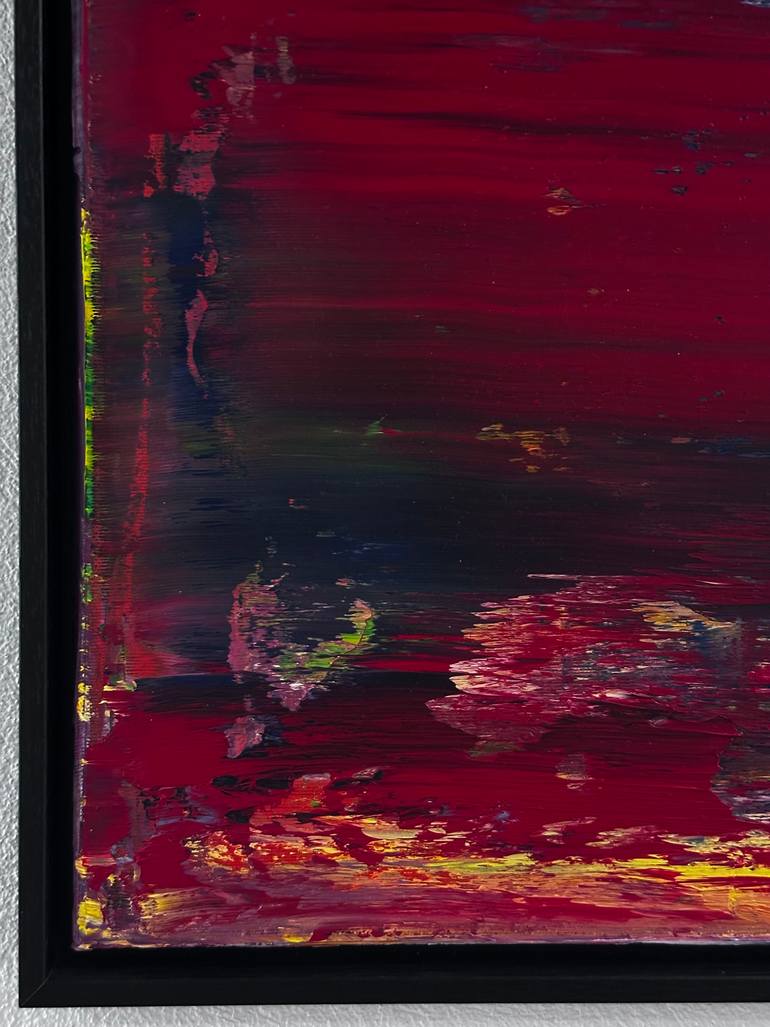 Original Abstract Expressionism Abstract Painting by Guido Lötscher