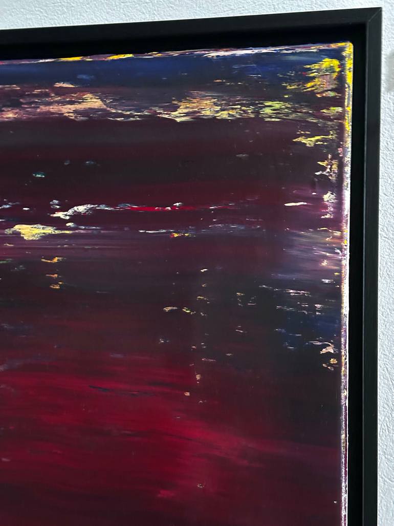 Original Abstract Expressionism Abstract Painting by Guido Lötscher