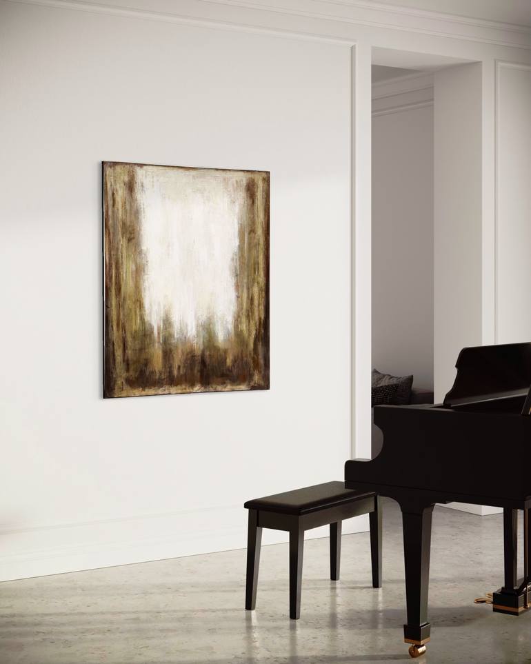 Original Abstract Expressionism Abstract Painting by Guido Lötscher