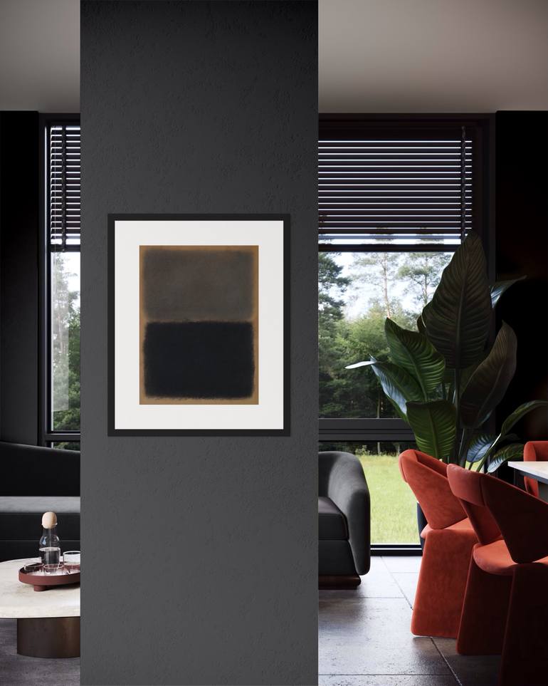 Original Color Field Painting Abstract Painting by Guido Lötscher