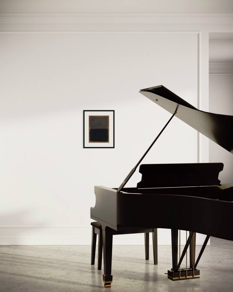 Original Color Field Painting Abstract Painting by Guido Lötscher