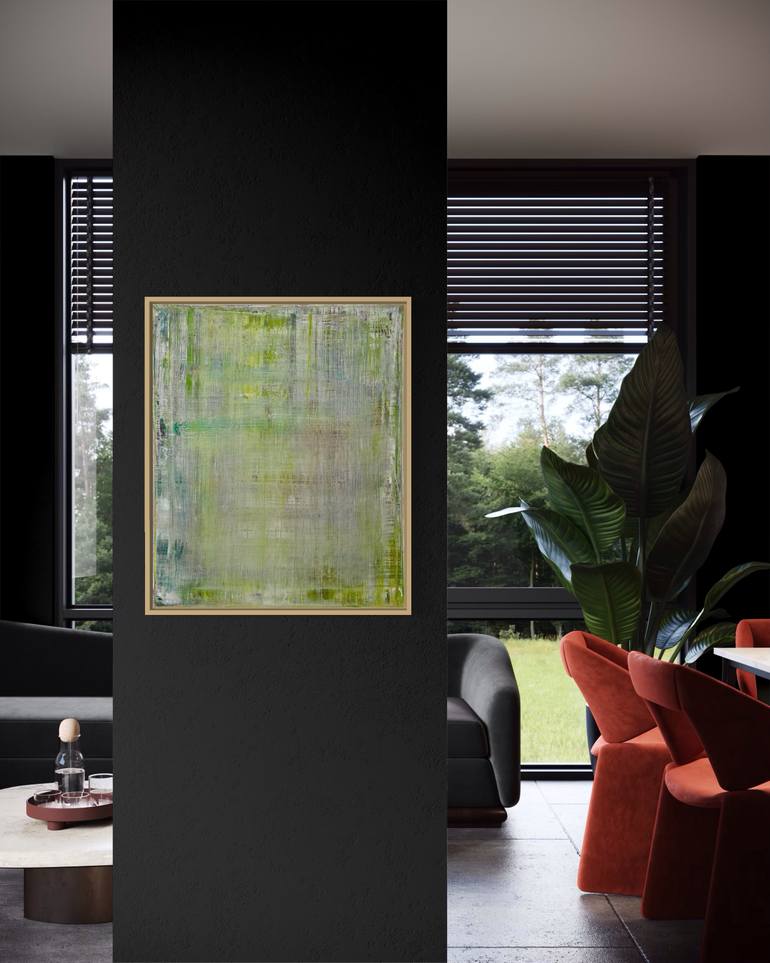 Original Abstract Expressionism Abstract Painting by Guido Lötscher