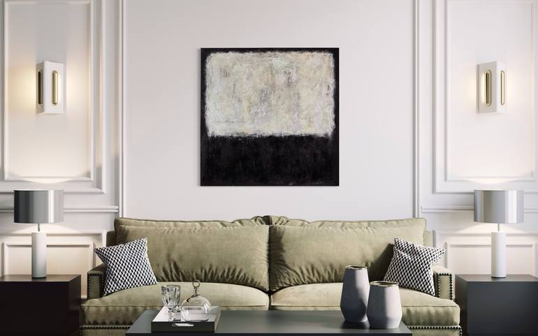 Original Abstract Expressionism Abstract Painting by Guido Lötscher