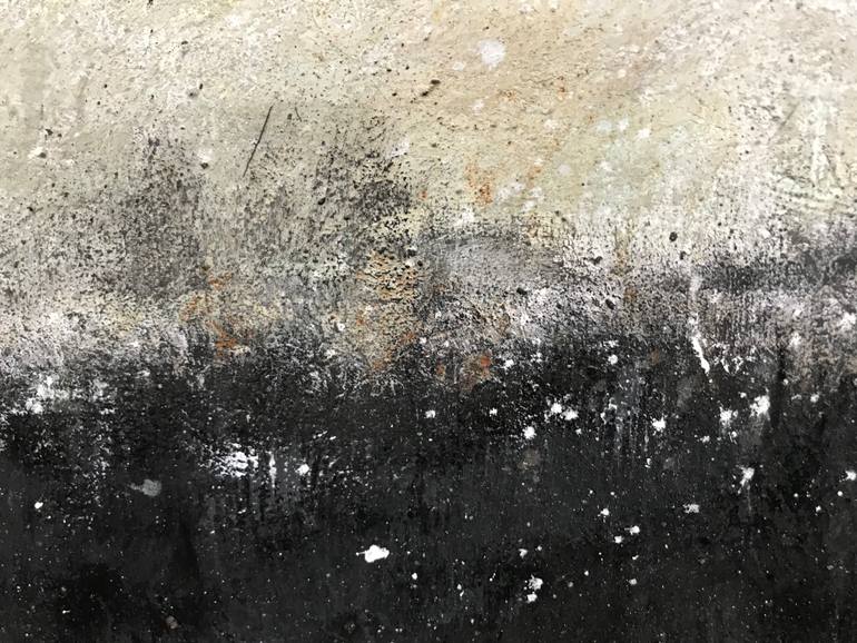 Original Abstract Expressionism Abstract Painting by Guido Lötscher