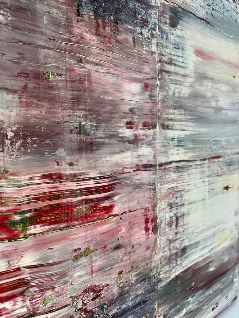 Original Abstract Expressionism Abstract Painting by Guido Lötscher