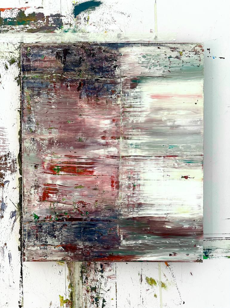 Original Abstract Expressionism Abstract Painting by Guido Lötscher