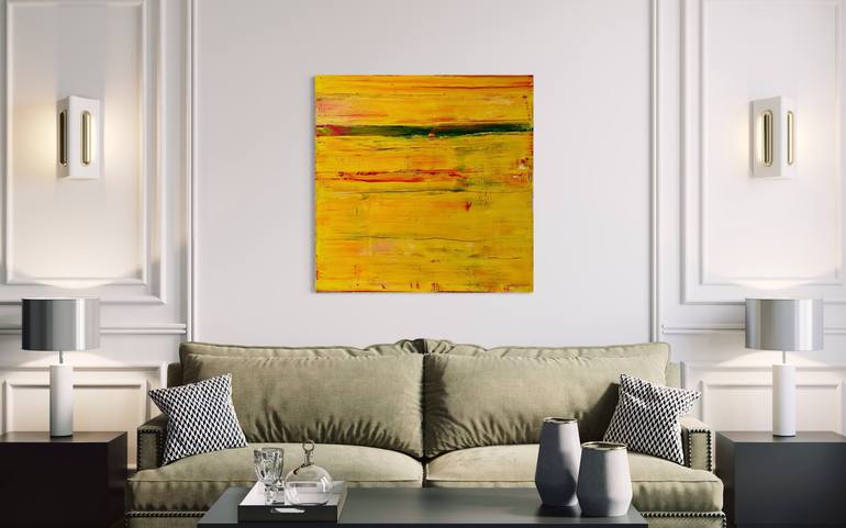 Original Abstract Expressionism Abstract Painting by Guido Lötscher