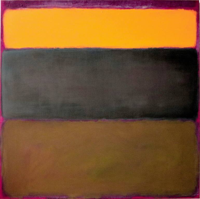 Print of Color Field Painting Abstract Paintings by Guido LöTscher
