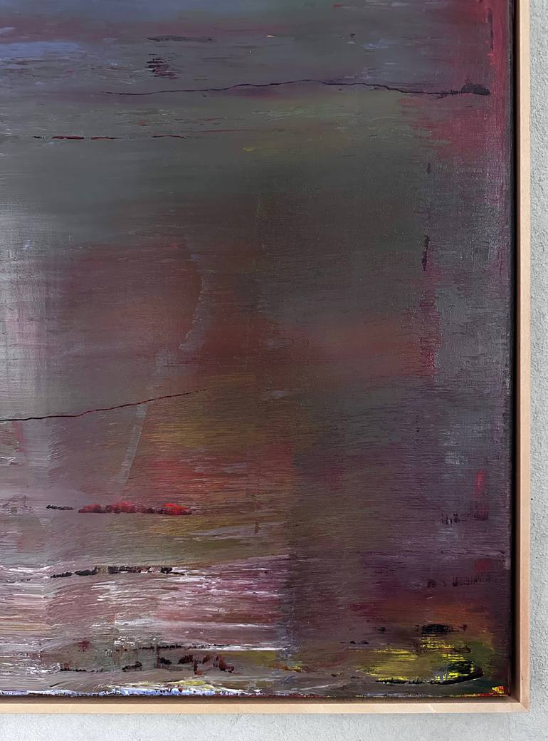 Original Abstract Expressionism Abstract Painting by Guido Lötscher