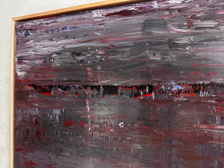 Original Abstract Expressionism Abstract Painting by Guido Lötscher