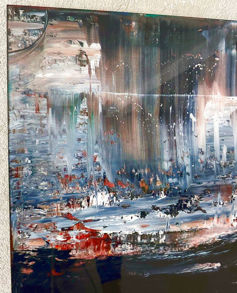 Original Abstract Expressionism Abstract Printmaking by Guido Lötscher