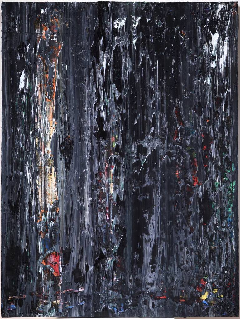 Original Abstract Expressionism Abstract Paintings by Guido LöTscher