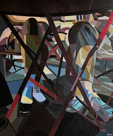 Original Abstract Expressionism Abstract Paintings by Deimantė Karaliūtė