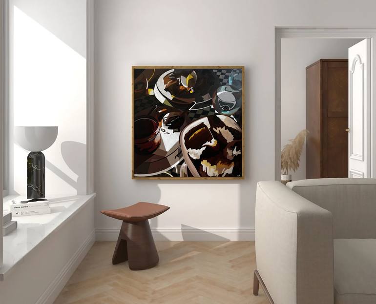 Original Abstract Expressionism Food & Drink Painting by Deimantė KaraliūTė