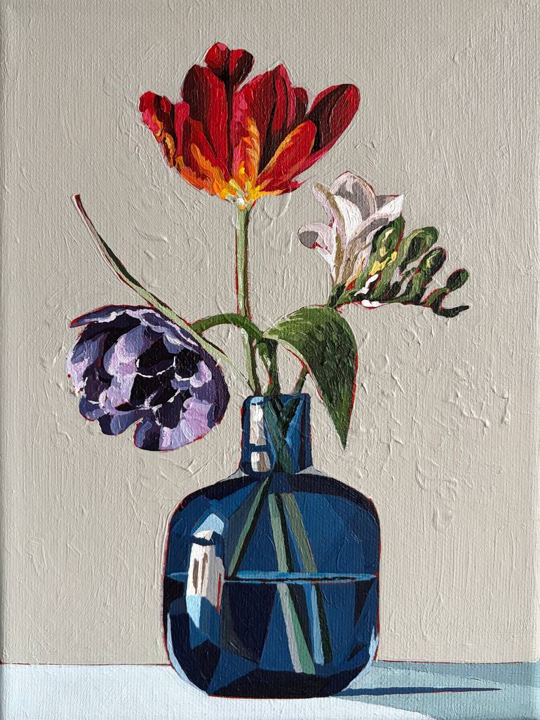 Freesia paintings | Saatchi Art Saudi Arabia