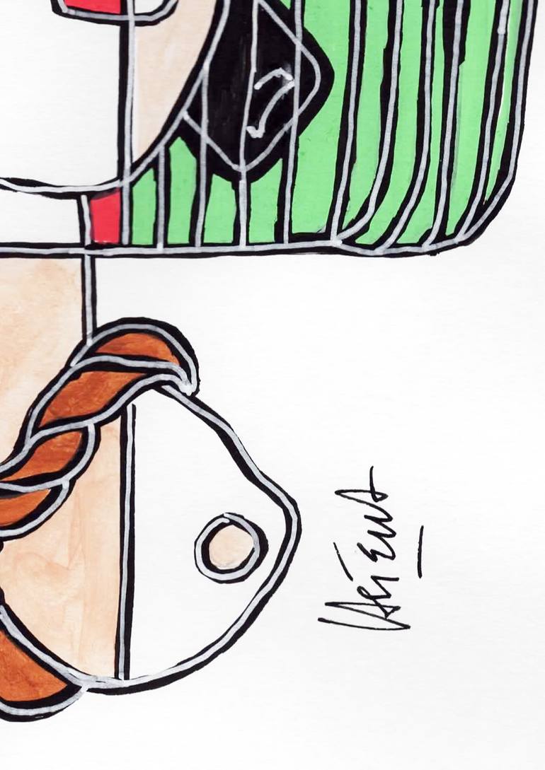 Original Contemporary Women Painting by Stephane Castella