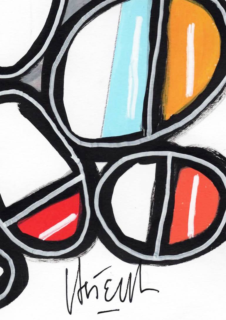 Original Contemporary Abstract Painting by Stephane Castella