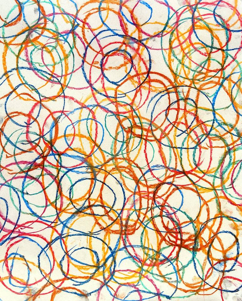 Original Abstract Expressionism Abstract Drawings by Joshua M Oyeleye