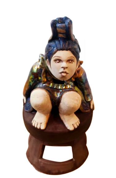 Original Contemporary Children Sculpture by Marwa Zaki