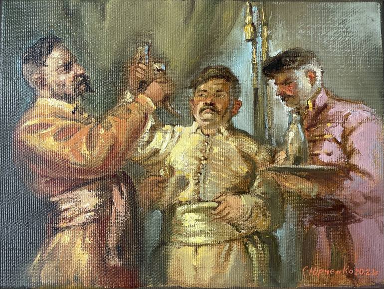 Original Classicism Men Paintings by Sergiy Yurchenko