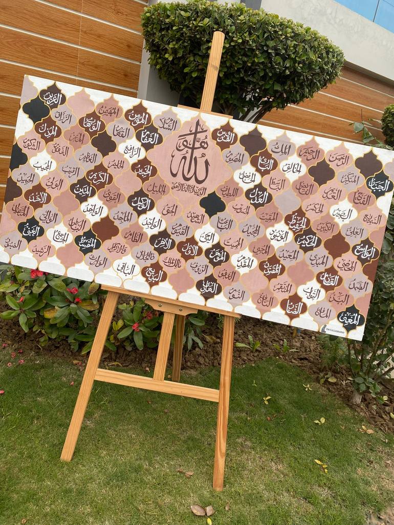 Original Street Art Calligraphy Paintings by Eisha Javed