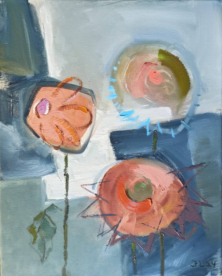 Print of Abstract Paintings by Julija Levuskane