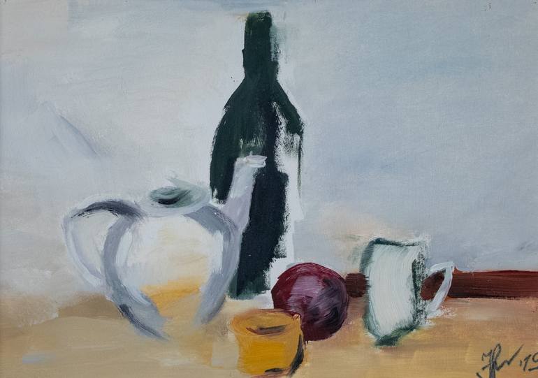 Print of Abstract Still Life Paintings by Julija Levuskane