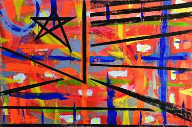 Original Abstract Expressionism Abstract Paintings by Pierluigi Coppola