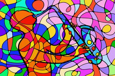 Original Abstract Expressionism Music Digital by Ante Mjehovic