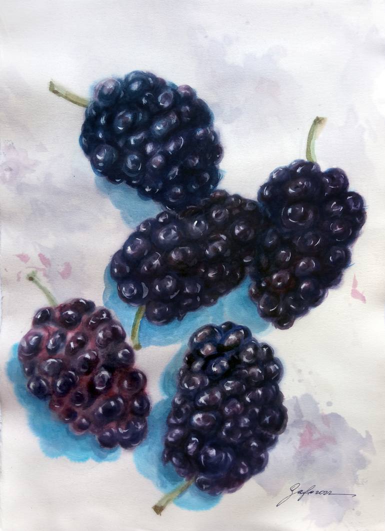 Original Realism Garden Painting by Andrii Safo