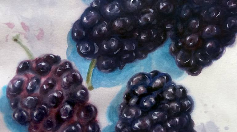 Original Realism Garden Painting by Andrii Safo