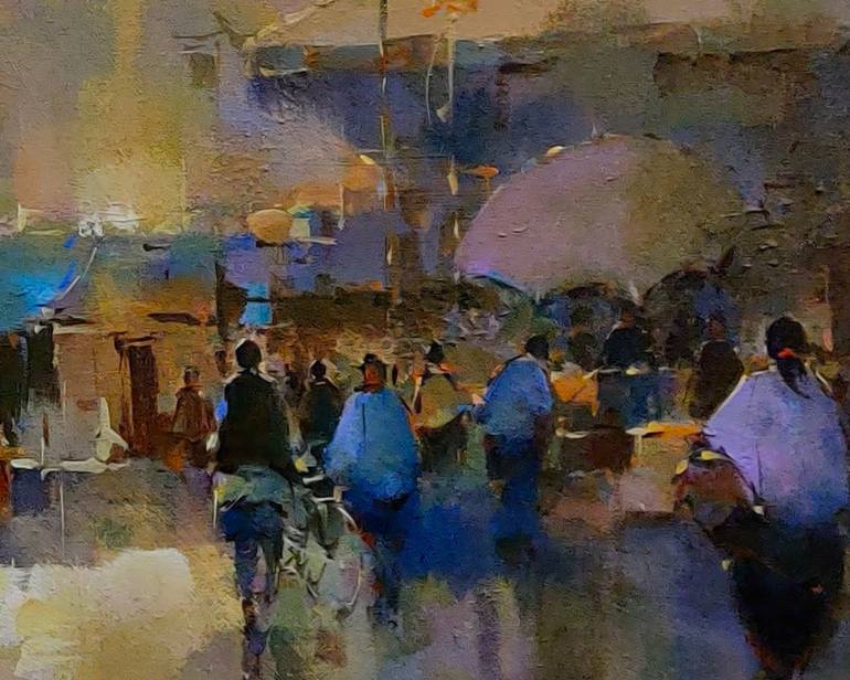 Original Folk Architecture Painting by Akshaya Dhakal